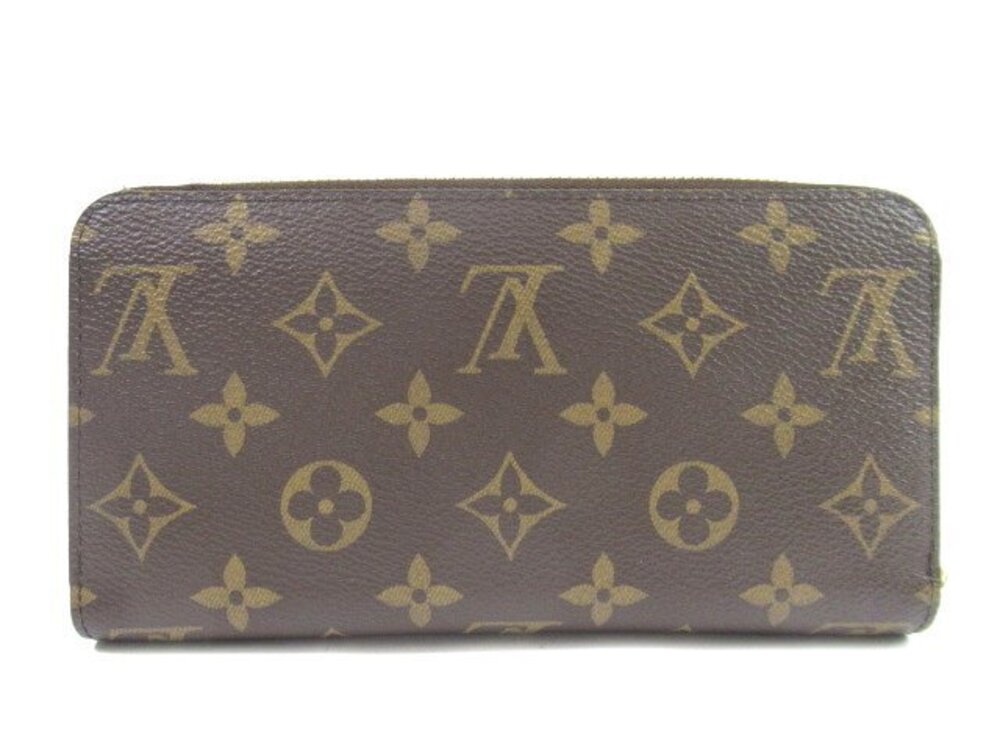 Louis Vuitton Zippy Monogram Pink Fuschia Wallet Long Accessories Pink